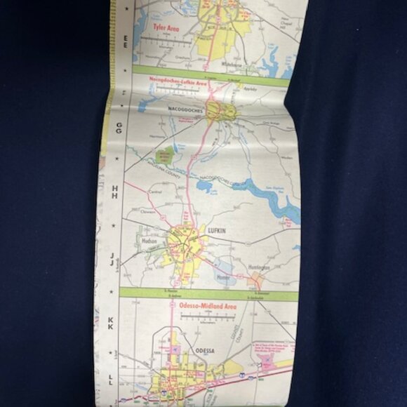 Texas Official Travel Map Highways Sites Parks Cities Paper Foldable 2006 - Picture 9 of 9